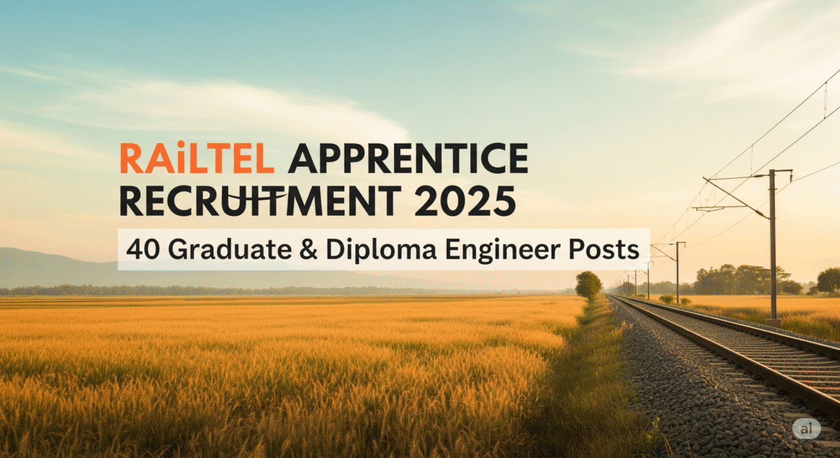 RailTel Apprentice Recruitment 2025
