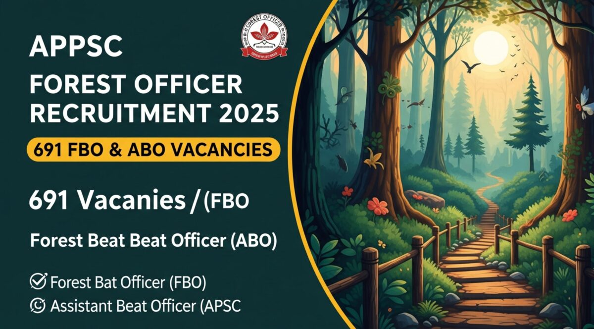 APPSC forest officer recruitment 2025