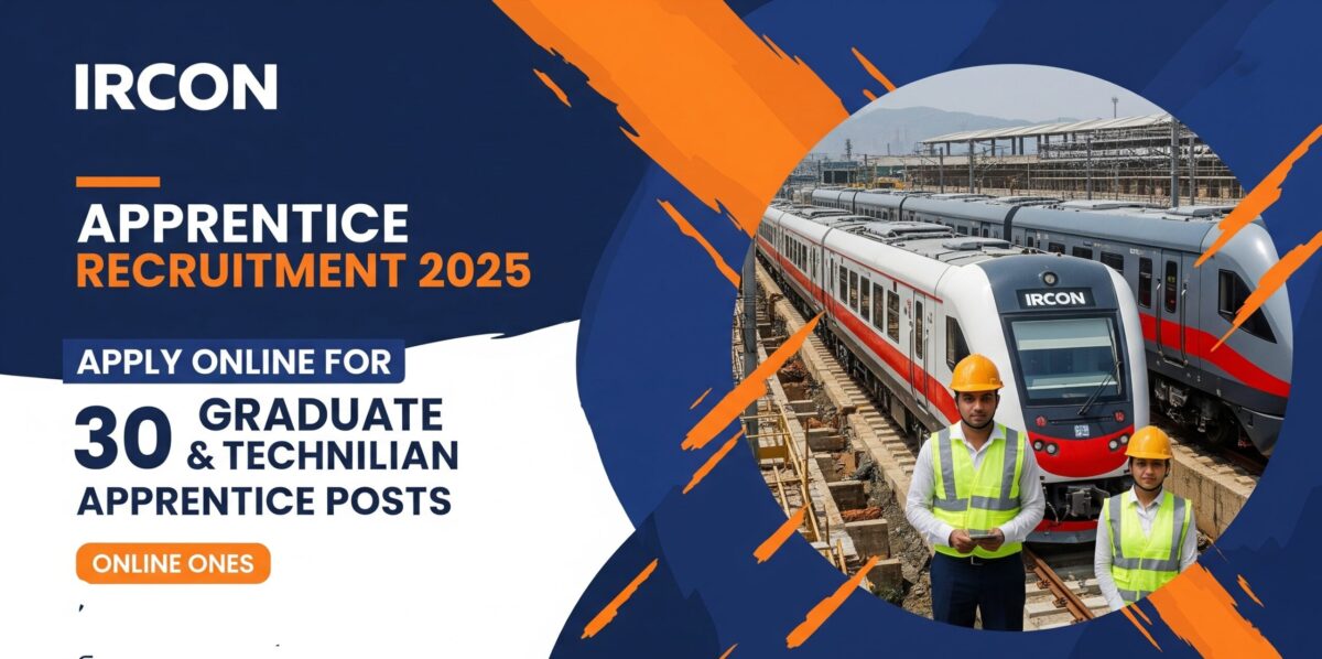 IRCON Apprentice Recruitment 2025