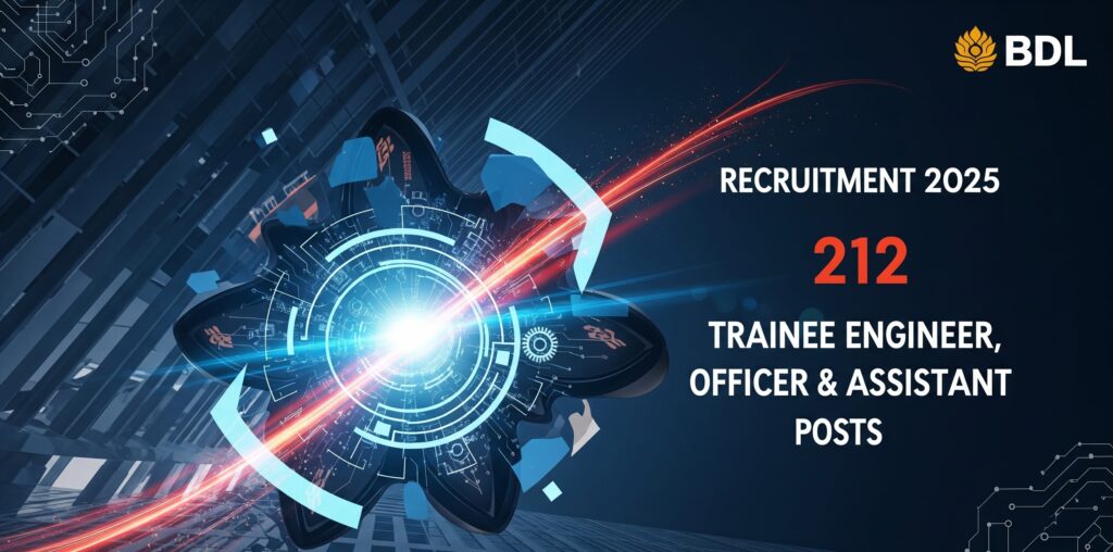BDL Recruitment 2025 Notification