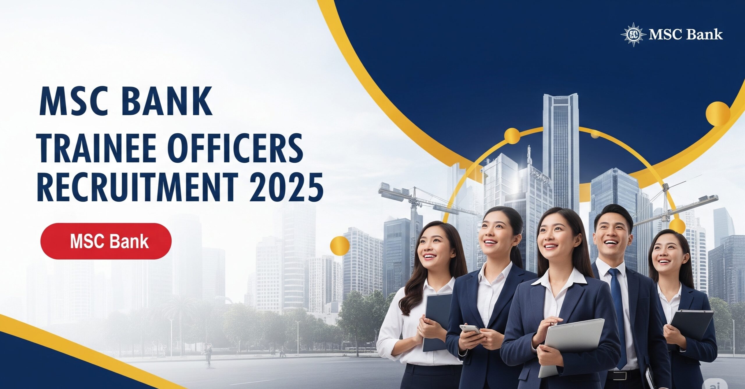 MSC Bank Trainee Officers Recruitment 2025
