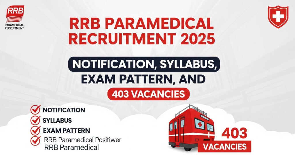 RRB paramedical recruitment 2025