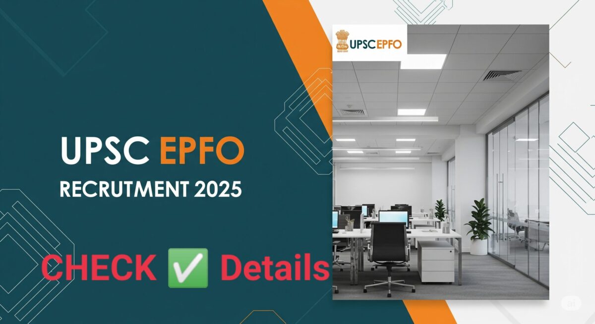 UPSC EPFO recruitment 2025