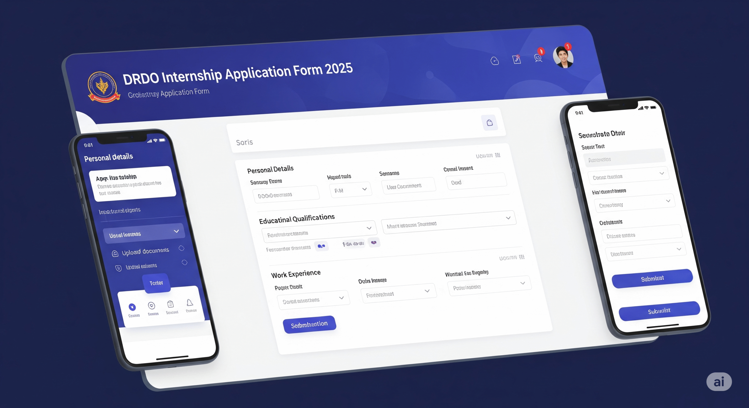 DRDO internship application form 2025 with lab addresses and deadlines