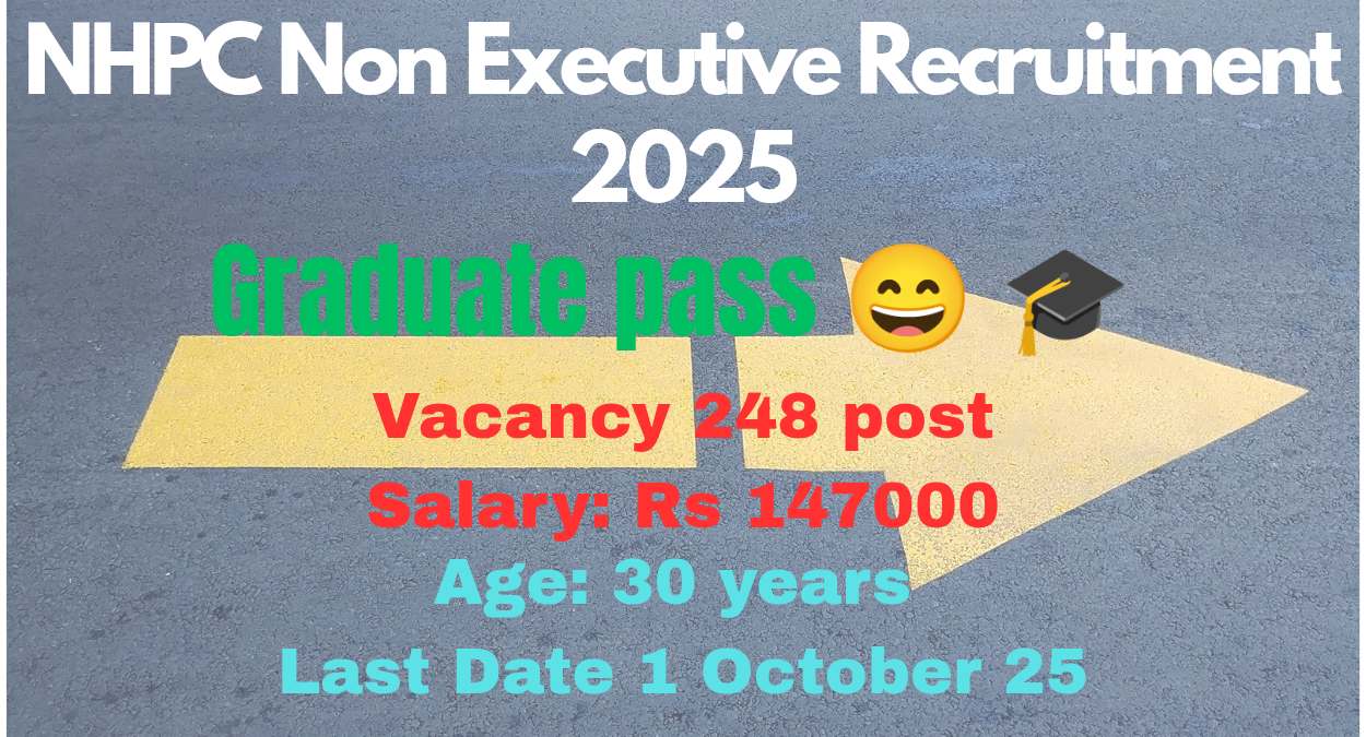 NHPC Non Executive Recruitment 20250829 063515 0000