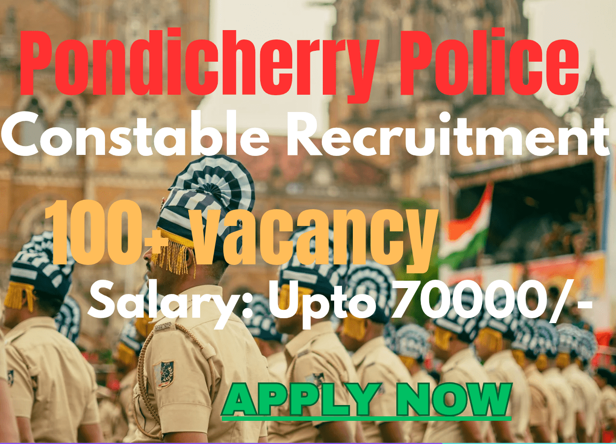 Pondicherry police constable recruitment