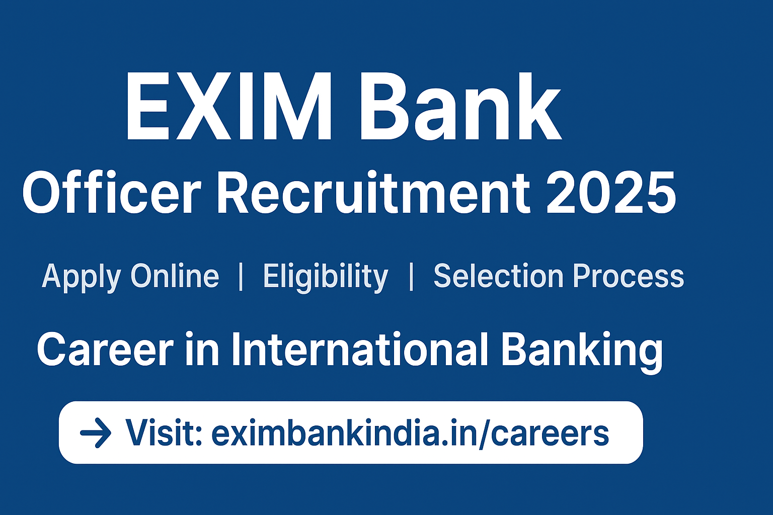 exim bank officer recruitment